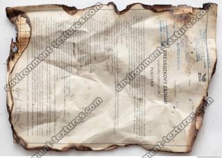 Photo Textures of Paper Burnt